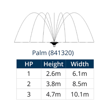 Kasco Palm Fountain Nozzle 1HP - 3HP